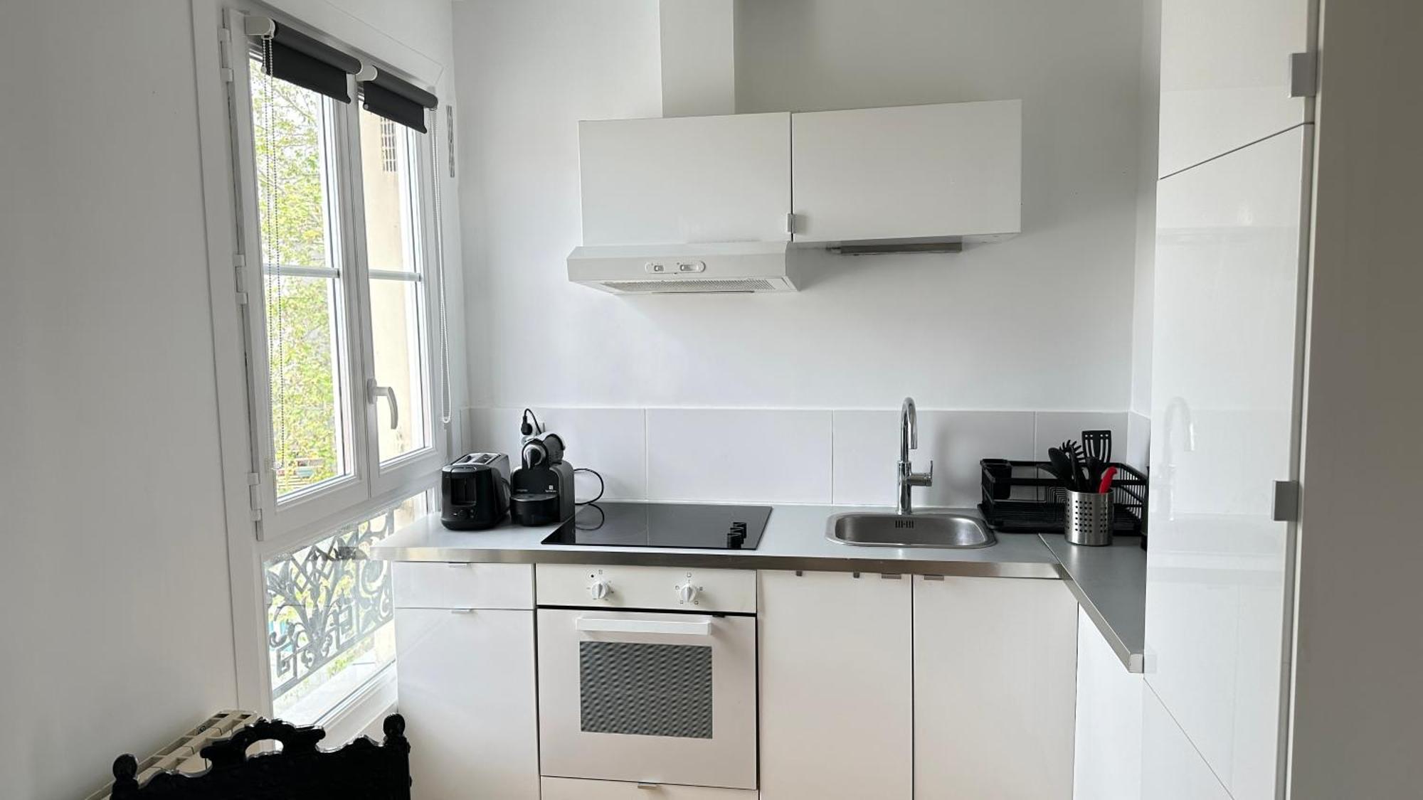 Apartmán Charmant Studio Au Coeur Du 18E Paříž Exteriér fotografie