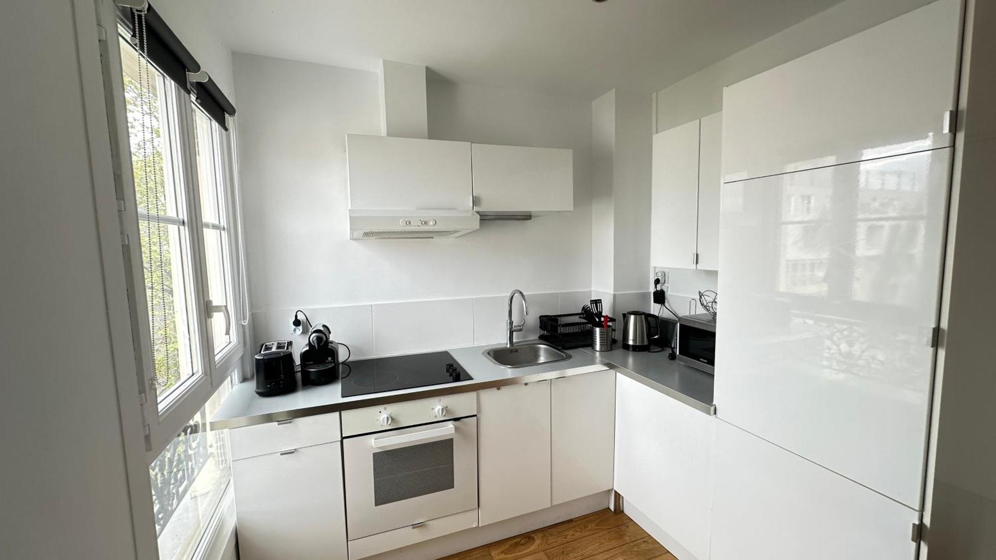 Apartmán Charmant Studio Au Coeur Du 18E Paříž Exteriér fotografie