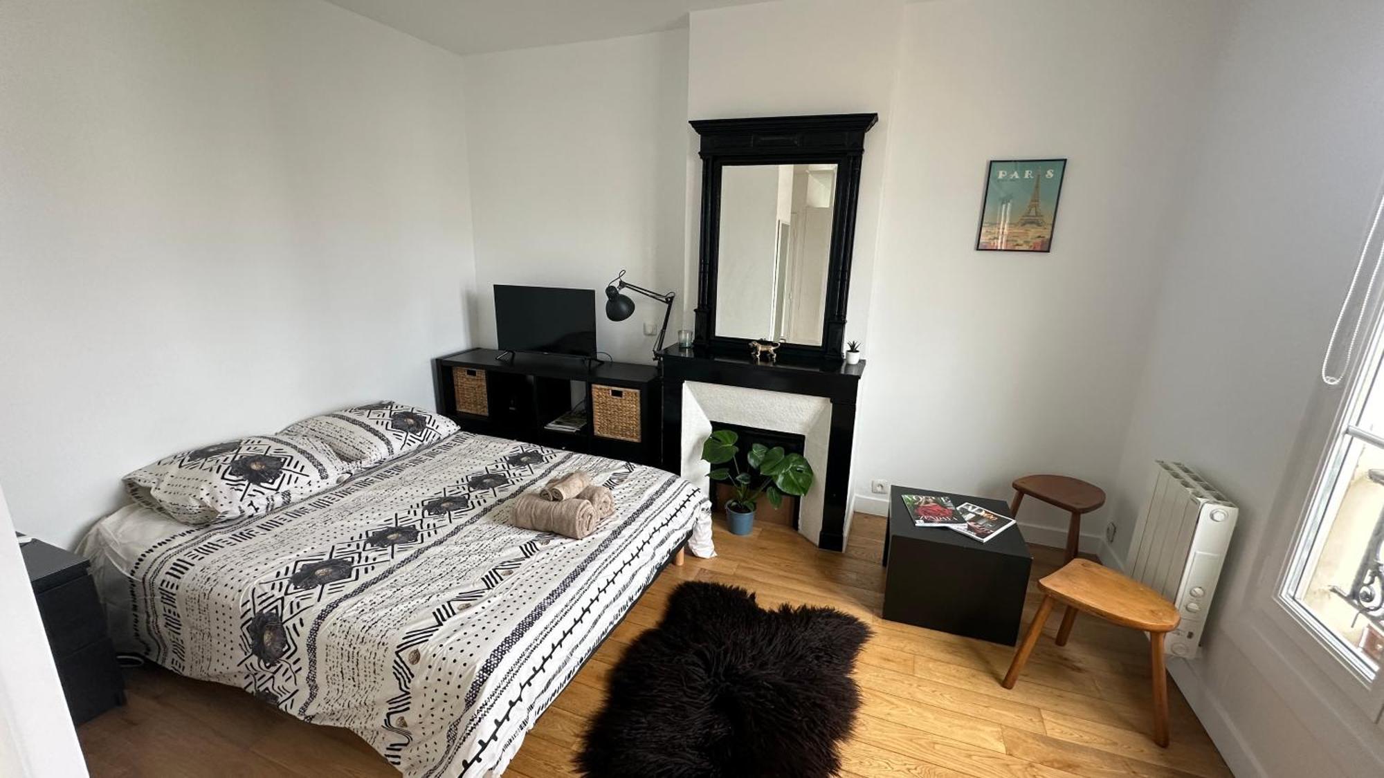 Apartmán Charmant Studio Au Coeur Du 18E Paříž Exteriér fotografie